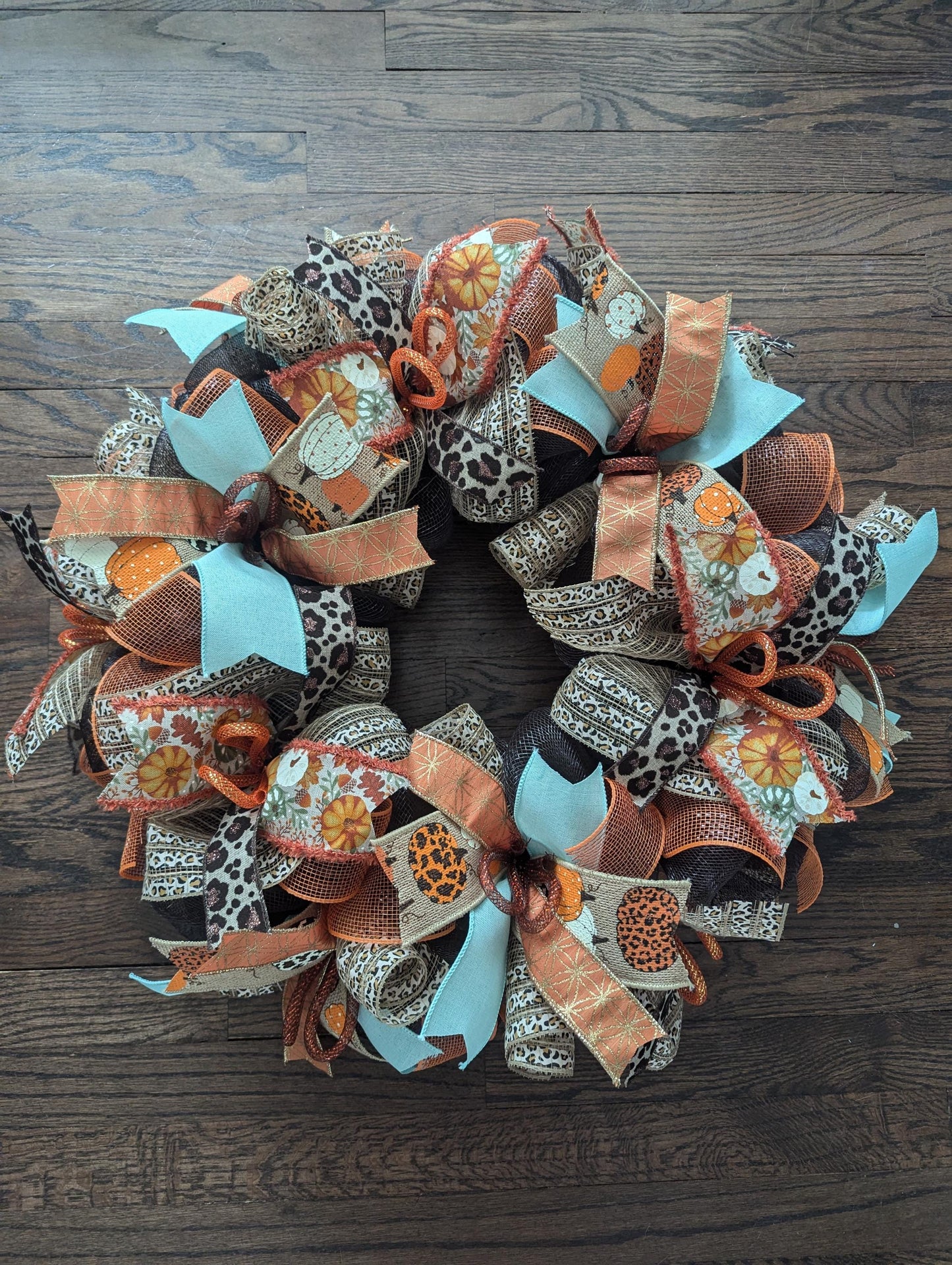 Open fall wreath