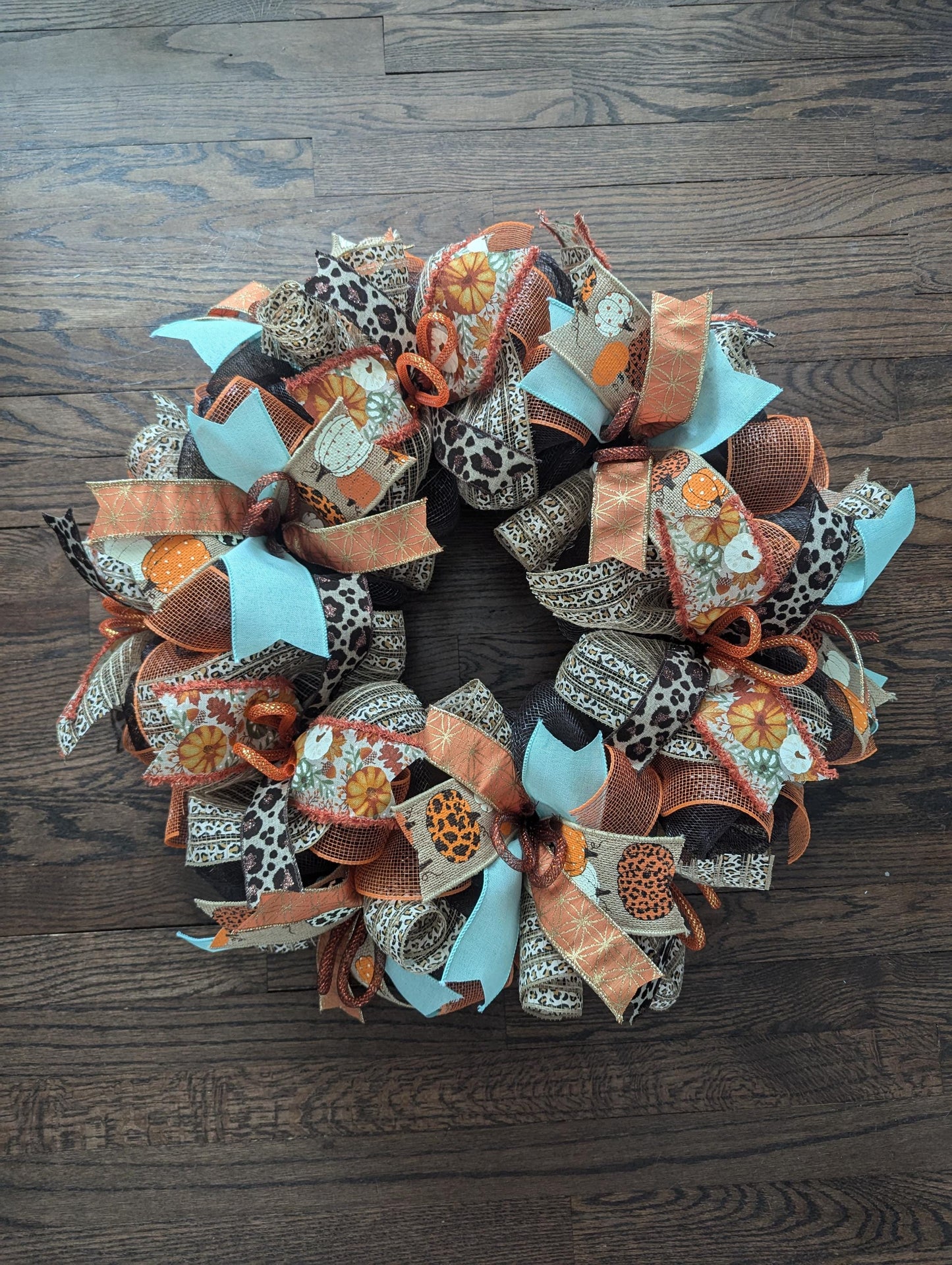 Open fall wreath