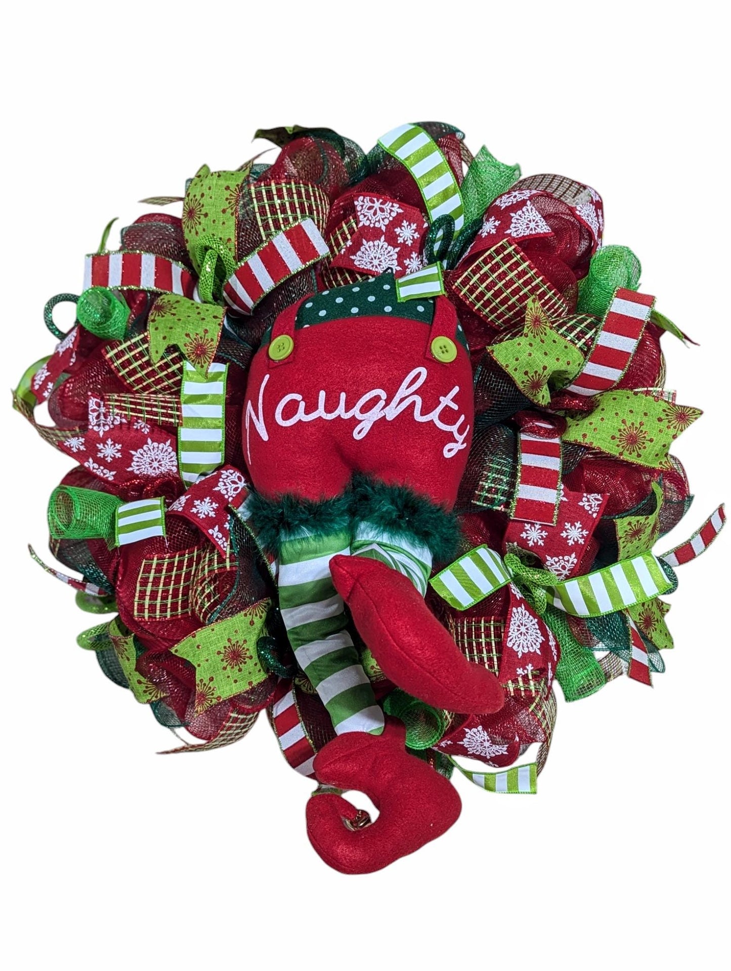 Double door Christmas wreaths