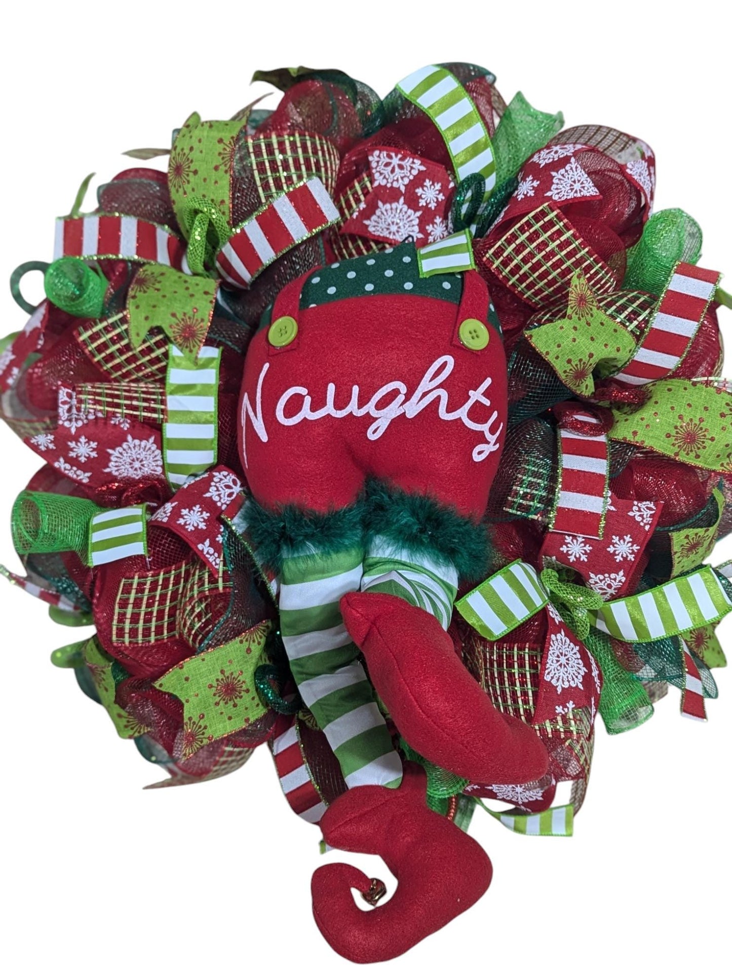 Double door Christmas wreaths