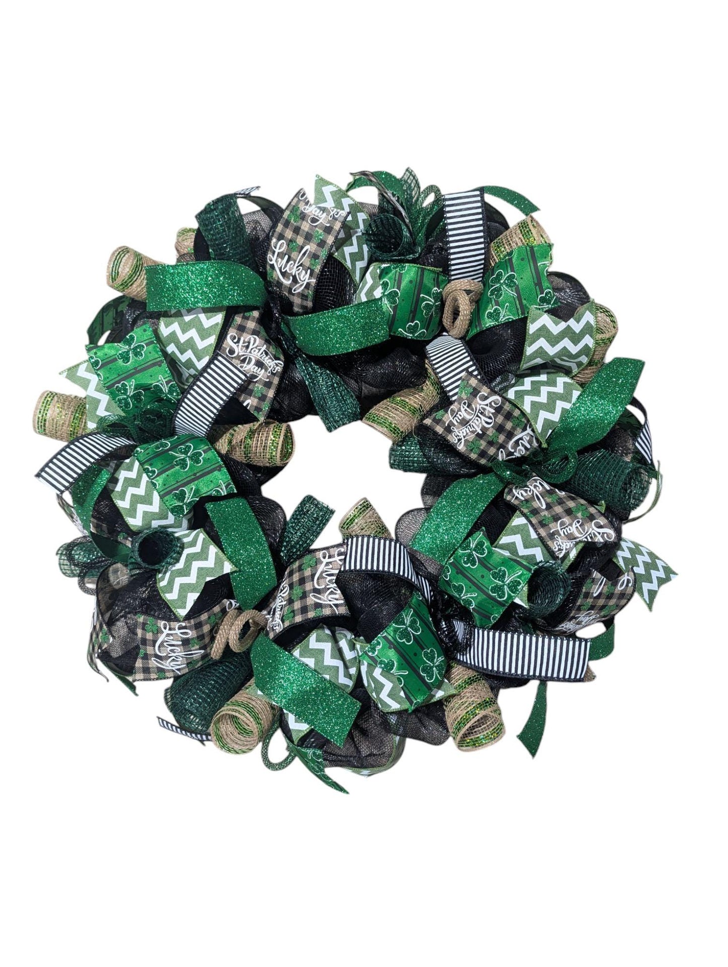 St. Patricks day Wreath, Spring Wreath, Happy St. Patricks Day wreath, St. Patricks Day Decor,St. Patties Day Wreath, door wreath, saint pat