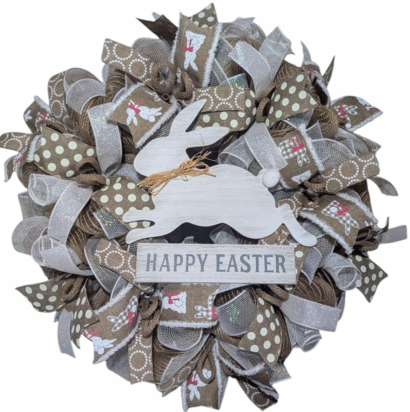 Happy Easter Wreath