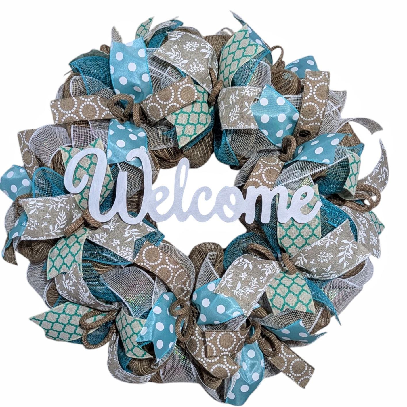 Everyday spring wreath, welcome wreath, spring flower wreath ,mesh spring wreath, Easter wreath, spring wreaths, front door wreath, wreath