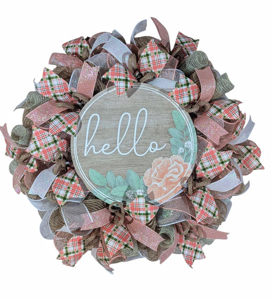 Hello wreath
