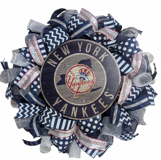 Yankees wreath