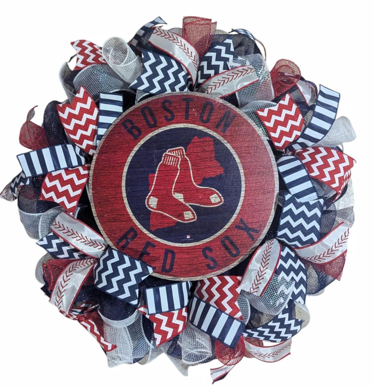 Red socks wreath