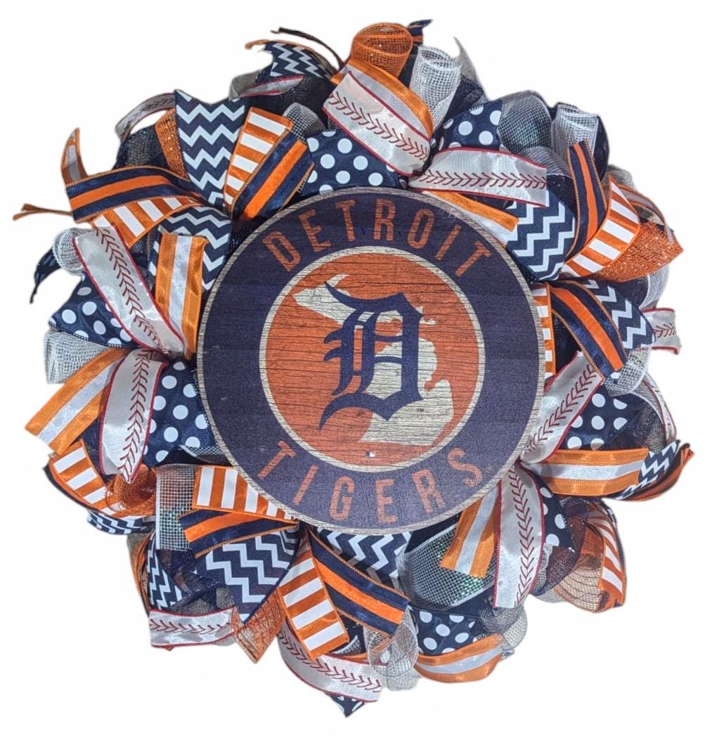 Detroit Tigers Wreath