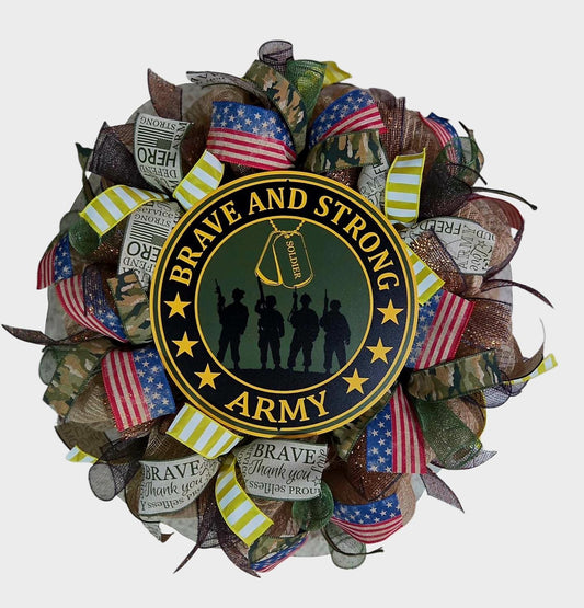 Patriotic wreath