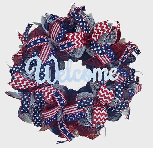 Patriotic wreath