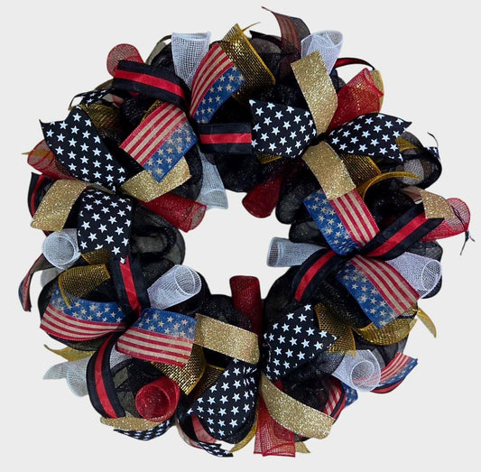 Happy 4th of July Wreath