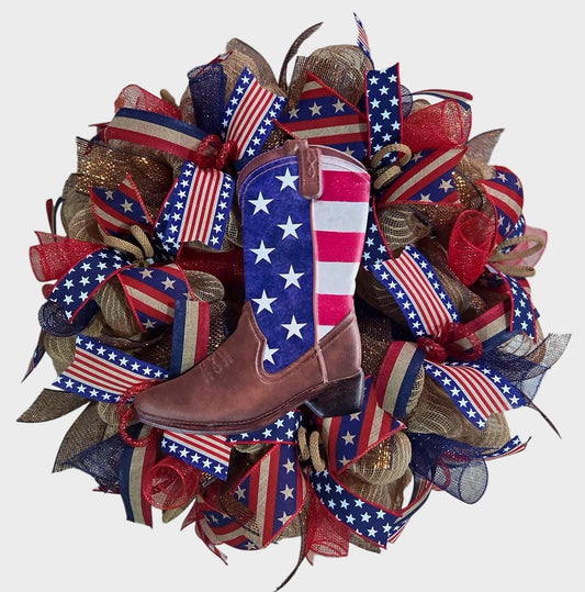 Patriotic wreath