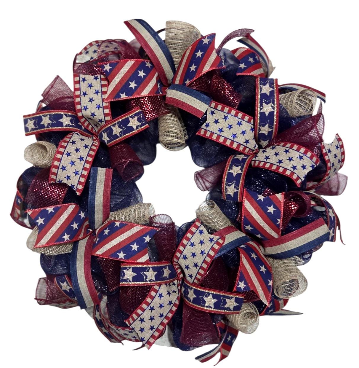 Southern Patriotic Wreath