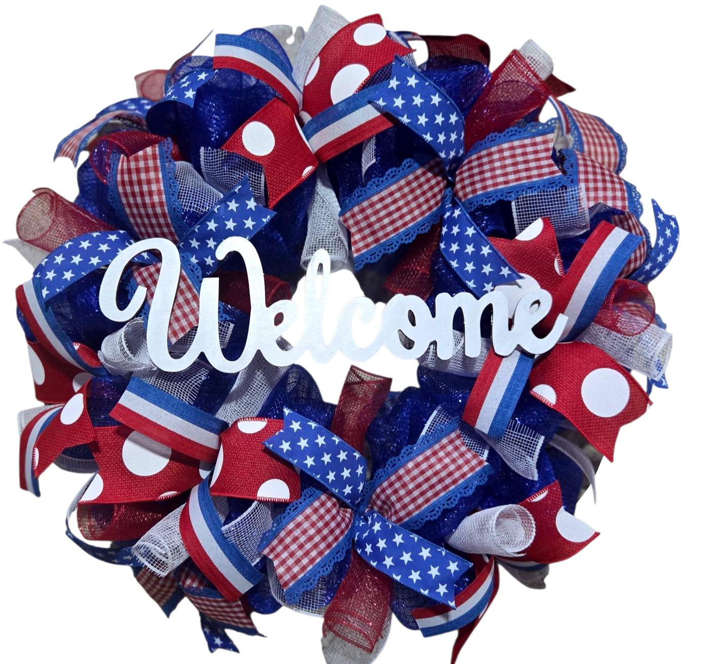 Patriotic wreaths