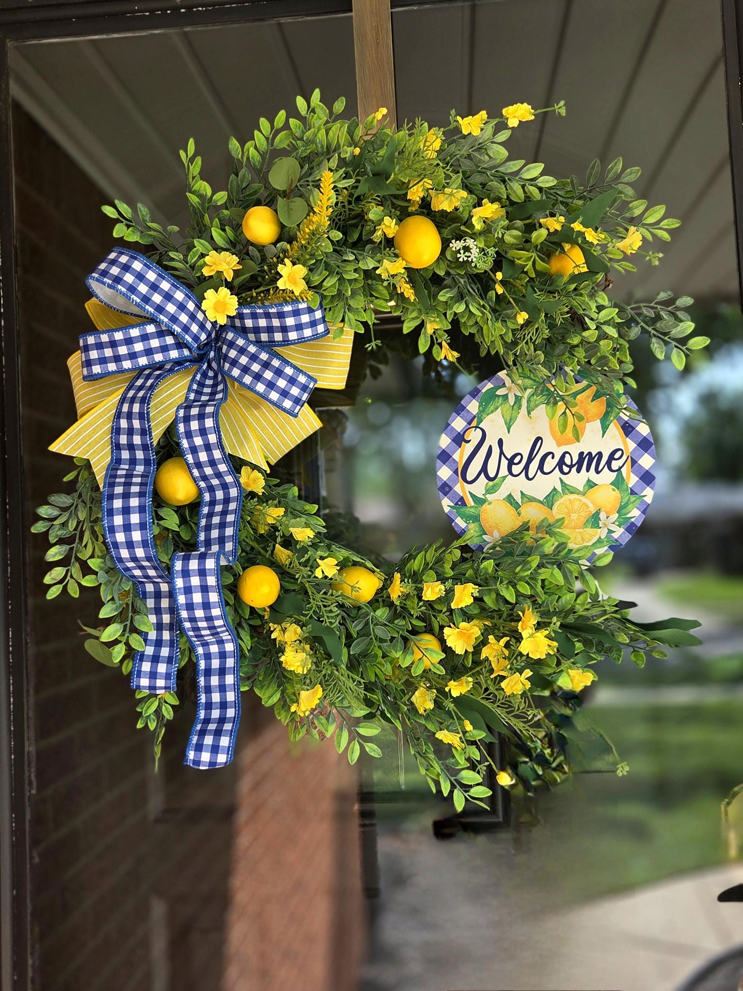 Lemon wreath