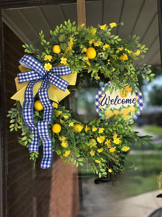 Lemon wreath