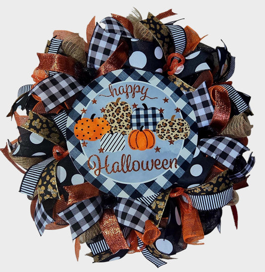 Happy halloween wreath