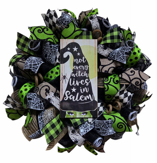 Halloween Wreath - Witch