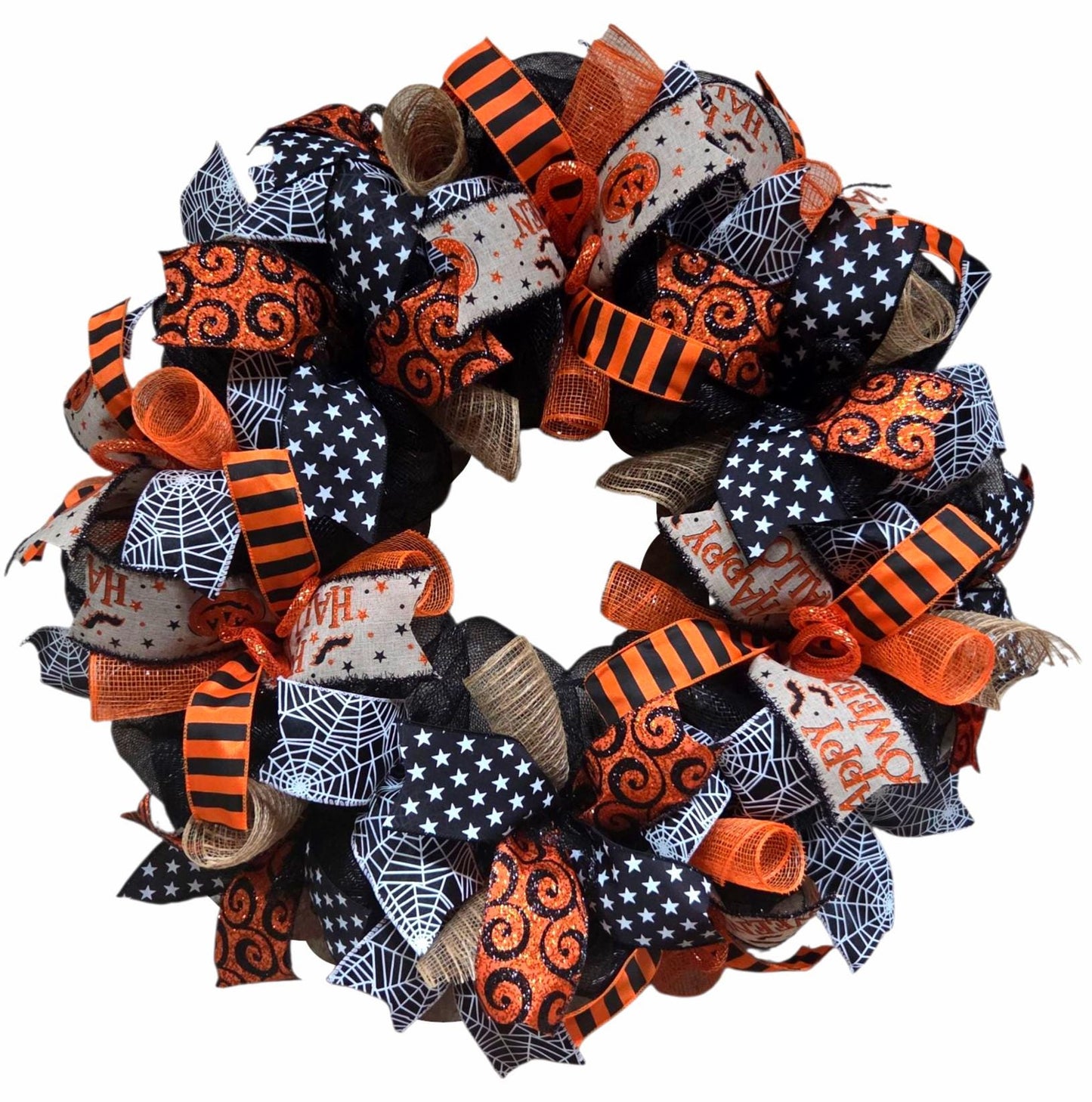 Open Halloween wreath