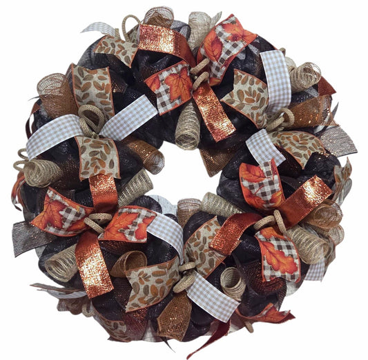 Fall wreath, Fall wreaths, Open Fall wreaths, wreath, Thanksgiving wreath, leaf wreaths, Fall decorations, Fall door décor, Cute fall wreath