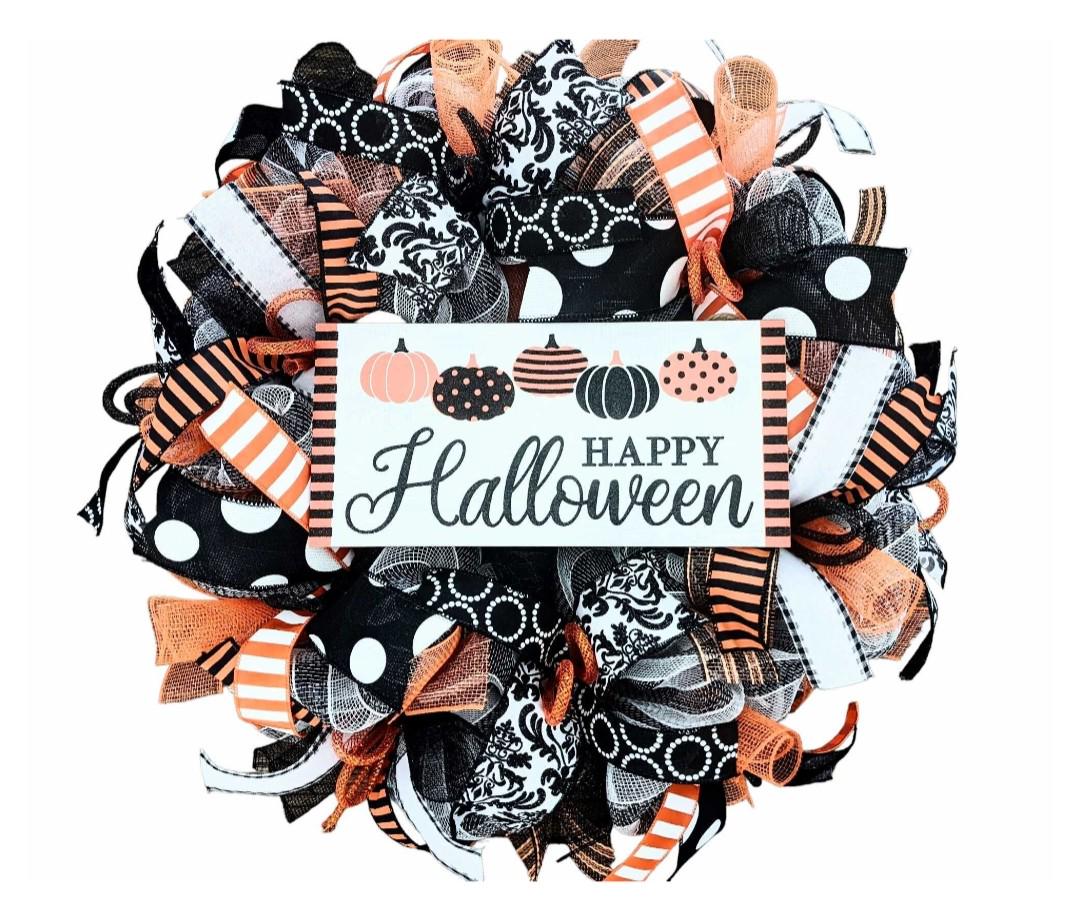 Happy Halloween Wreath