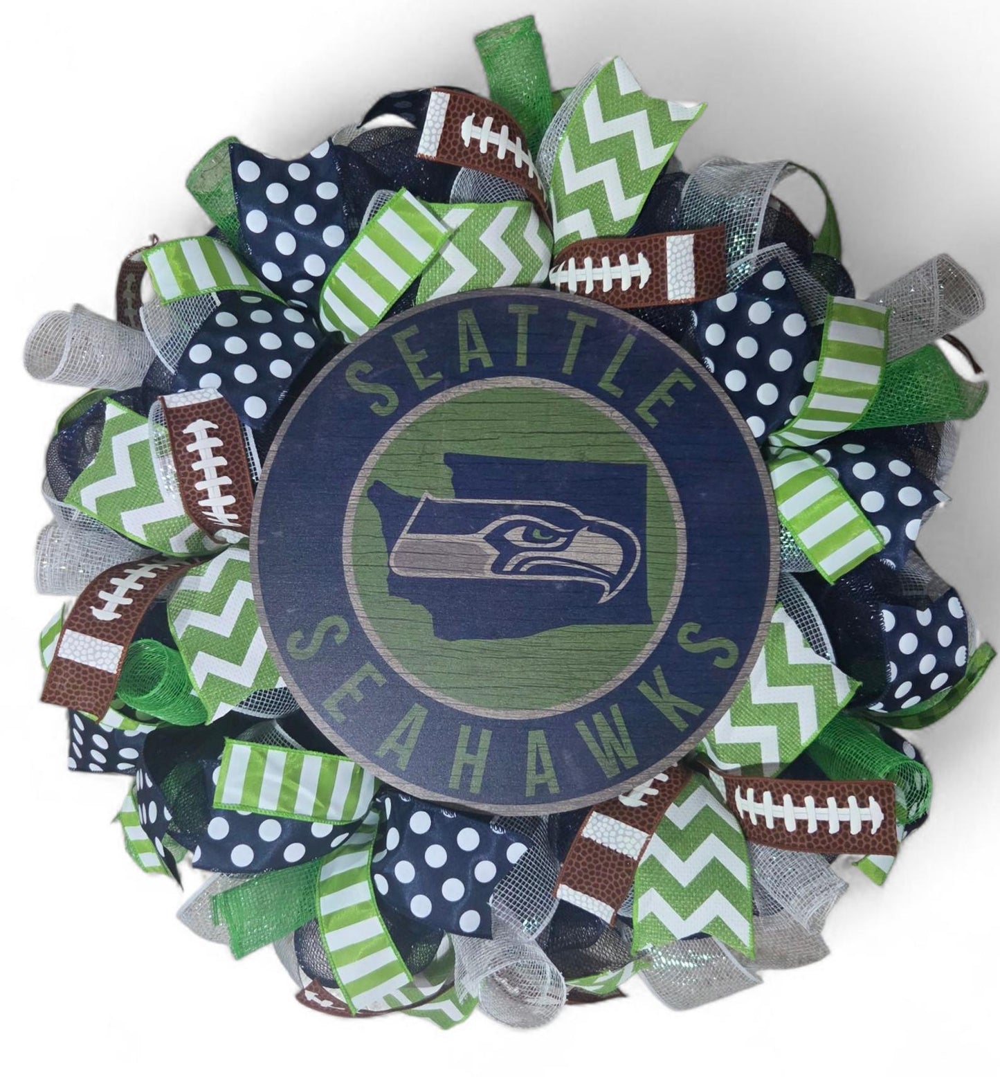 Seahawks wreath