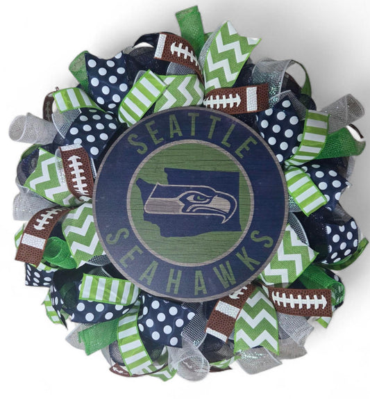 Seahawks wreath