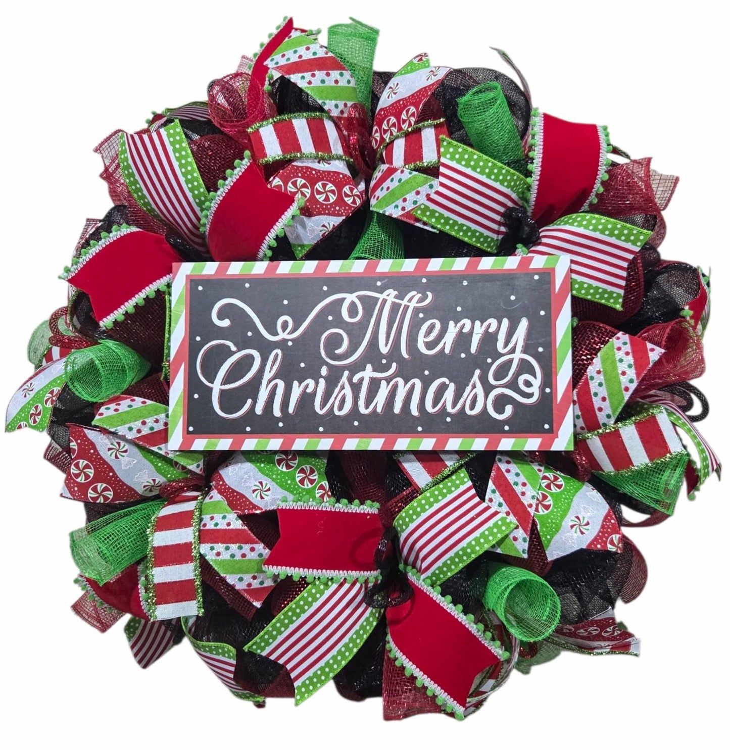 Christmas Wreath, Christmas wreaths for front door, Christmas wreath, Christmas decorations, Mesh Christmas Wreath, Whimsical christmas