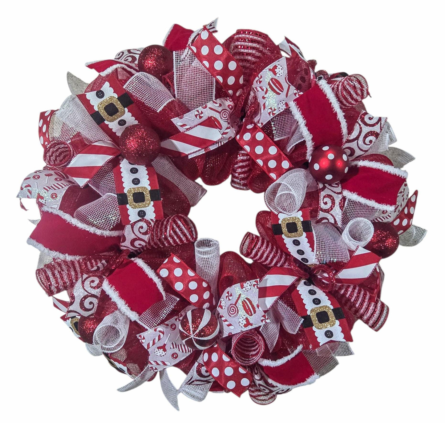 Christmas Wreath, Christmas wreaths for front door, Christmas wreaths, Christmas decorations, Christmas door decor, santa decorations