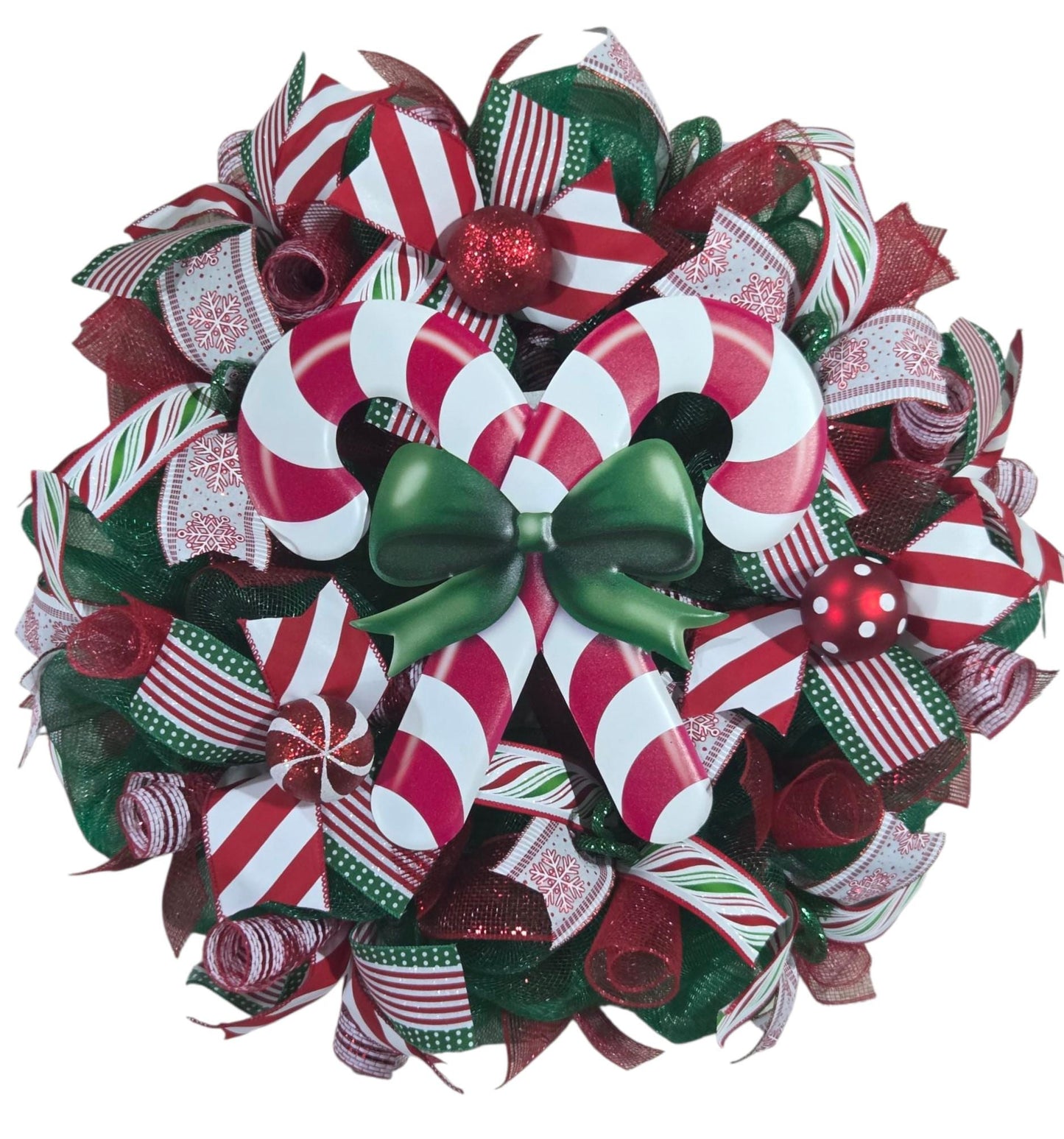 Candy Cane Wreath, Christmas Wreath, Whimsical Wreath, Christmas Wreaths, Wreath, Door Decor, Christmas Decorations, Candy Cane