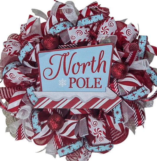 Candy Cane Wreath, Christmas Wreath, Whimsical Wreath, Christmas Wreaths, Wreath, Door Decor, Christmas Decorations, Candy Cane