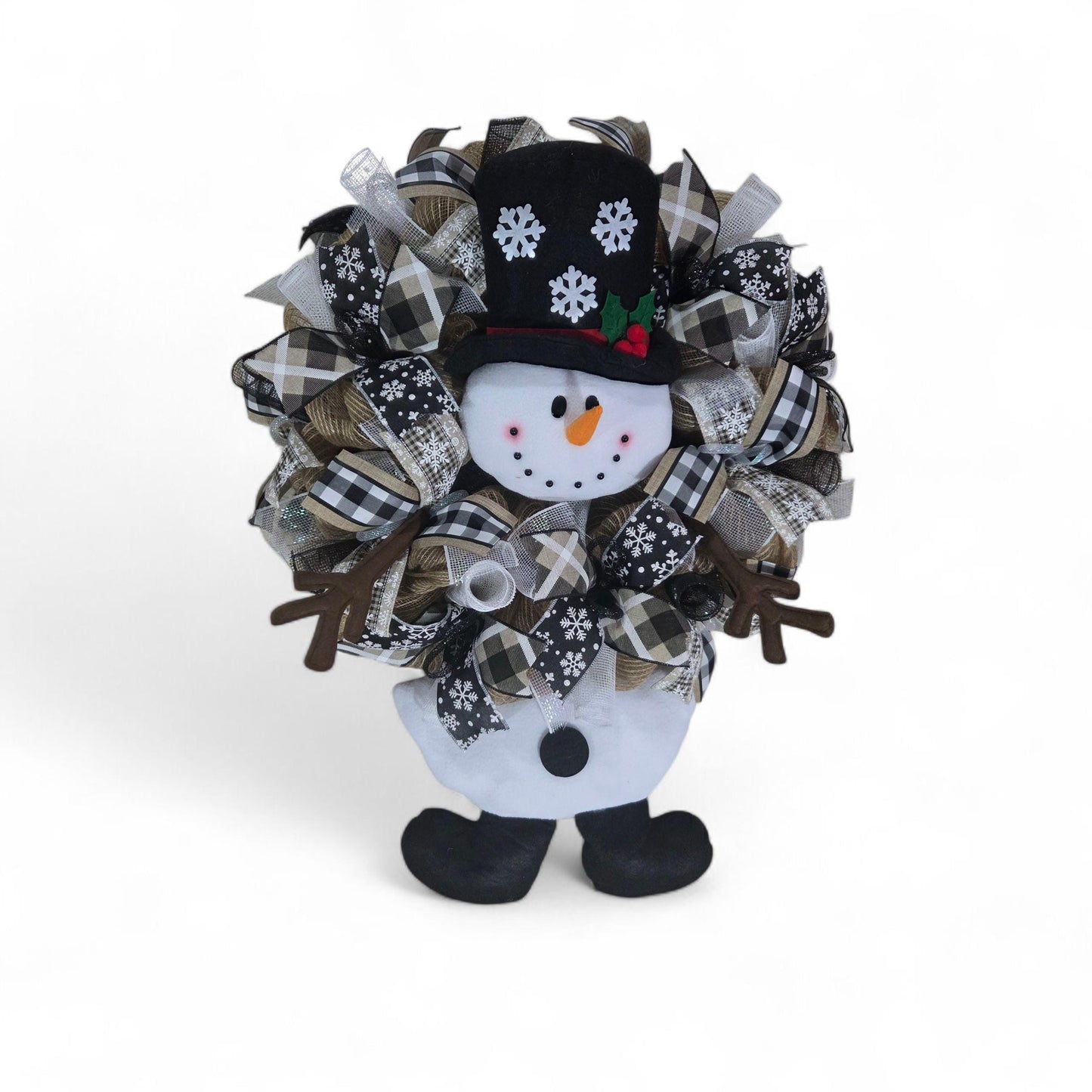 Winter Wreath, Snowflake Wreath, winter wreaths, snowman wreaths, Christmas decorations, Mesh winter Wreath, winter wreaths, snowflakes