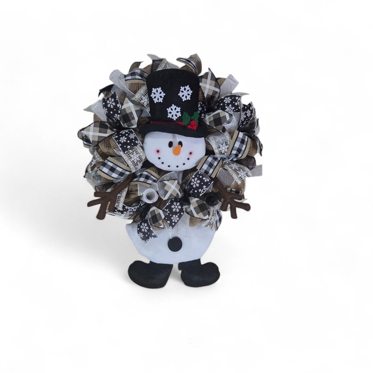 Winter Wreath, Snowflake Wreath, winter wreaths, snowman wreaths, Christmas decorations, Mesh winter Wreath, winter wreaths, snowflakes