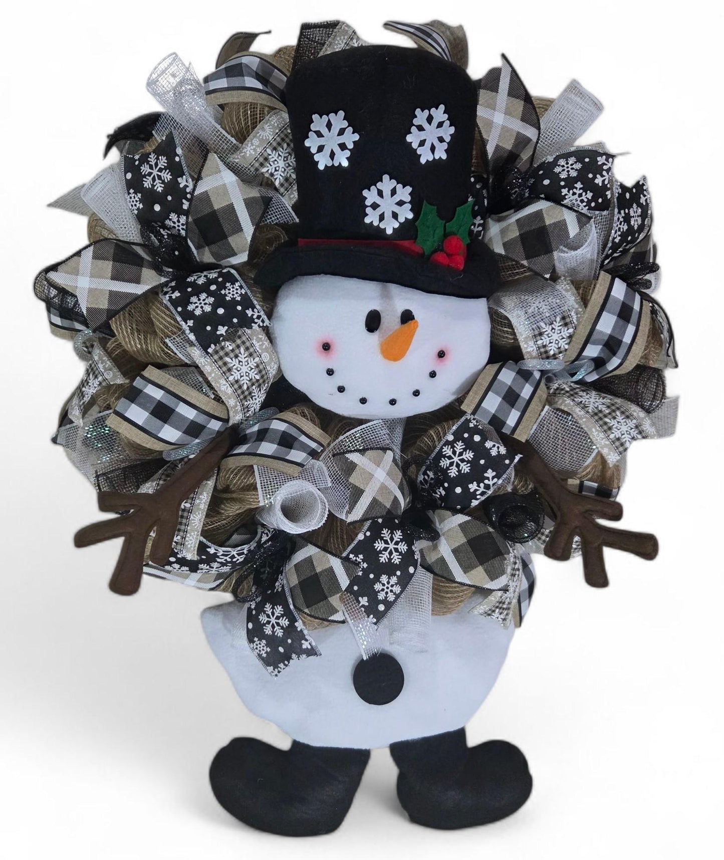 Winter Wreath, Snowflake Wreath, winter wreaths, snowman wreaths, Christmas decorations, Mesh winter Wreath, winter wreaths, snowflakes