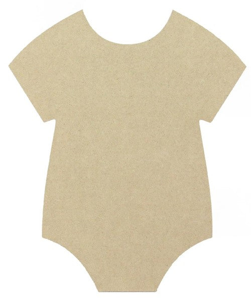 12.5" X 10.25 MDF ONESIE