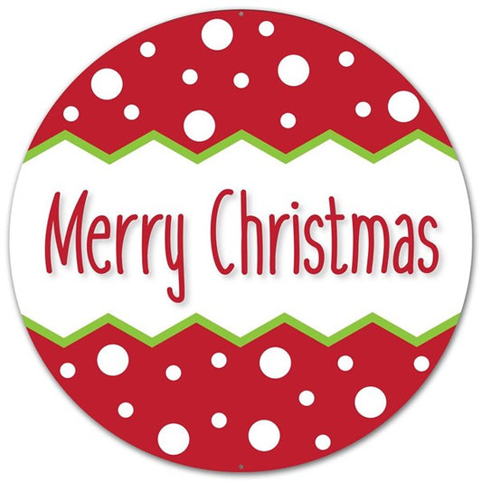 12" MERRY CHRISTMAS SIGN
