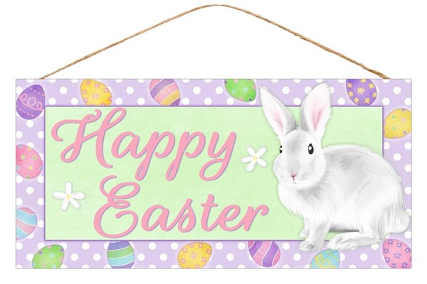 12" X 6" HAPPY EASTER SIGN