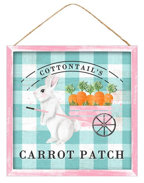 10" COTTONTAILS CARROT PATCH SIGN