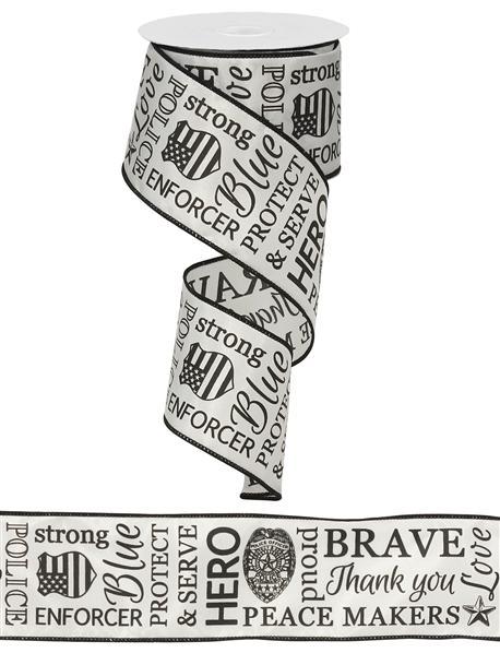 2.5" X 10YDS - POLICE RIBBON