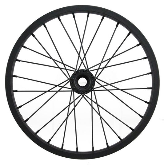 16.5" DIA DECORATIVE BICYCLE RIM - BLACK