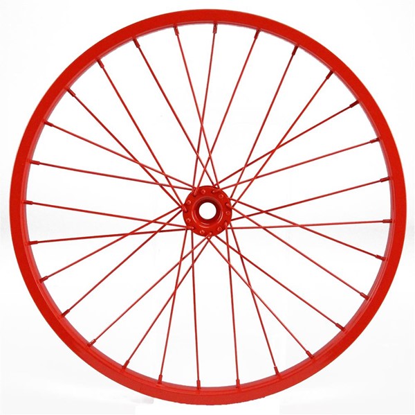 20" DIA DECORATIVE BICYCLE RIM -RED