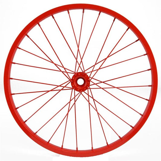 20" DIA DECORATIVE BICYCLE RIM -RED