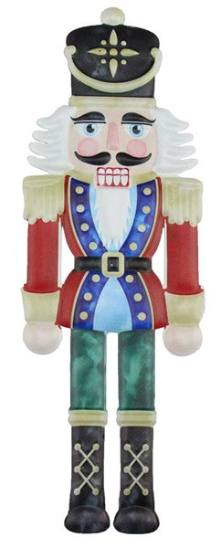 12" X 4" METAL EMBOSSED NUTCRACKER