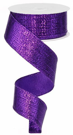 1.5" METALLIC PURPLE - (10YDS)