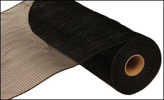 10" X 10YDS - BLACK DECO MESH
