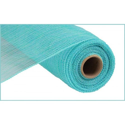 10" LIGHT BLUE/AQUA MULTI STRIPE MESH - (10YDS)