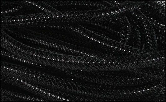 8MM BLACK DECO FLEX TUBING - (30YDS)