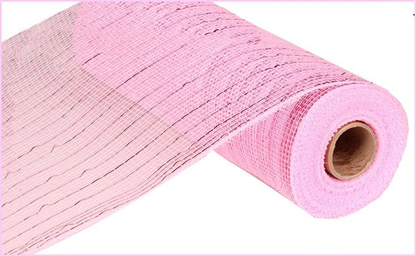 10" PINK  WITH PINK FOIL VALUE MESH - (10YDS)