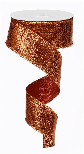 1.5" METALLIC COPPER RIBBON (10YDS)