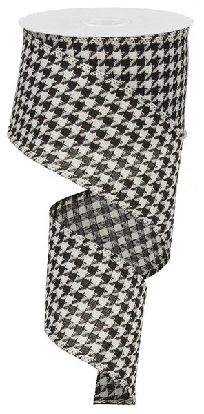 2.5" X 10YDS - HOUNDSTOOTH RIBBON
