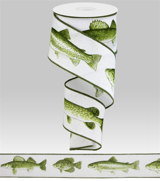 2.5" FRESH WATER FISH RIBBON- (10YDS)